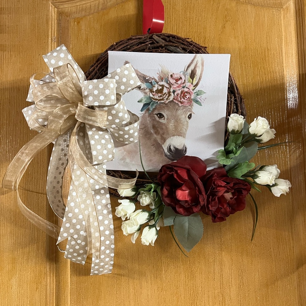 Spring collection- 14” grapevine wreath